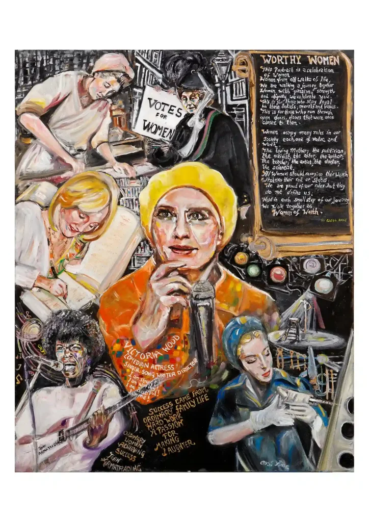 Painting celebrating inspirational women